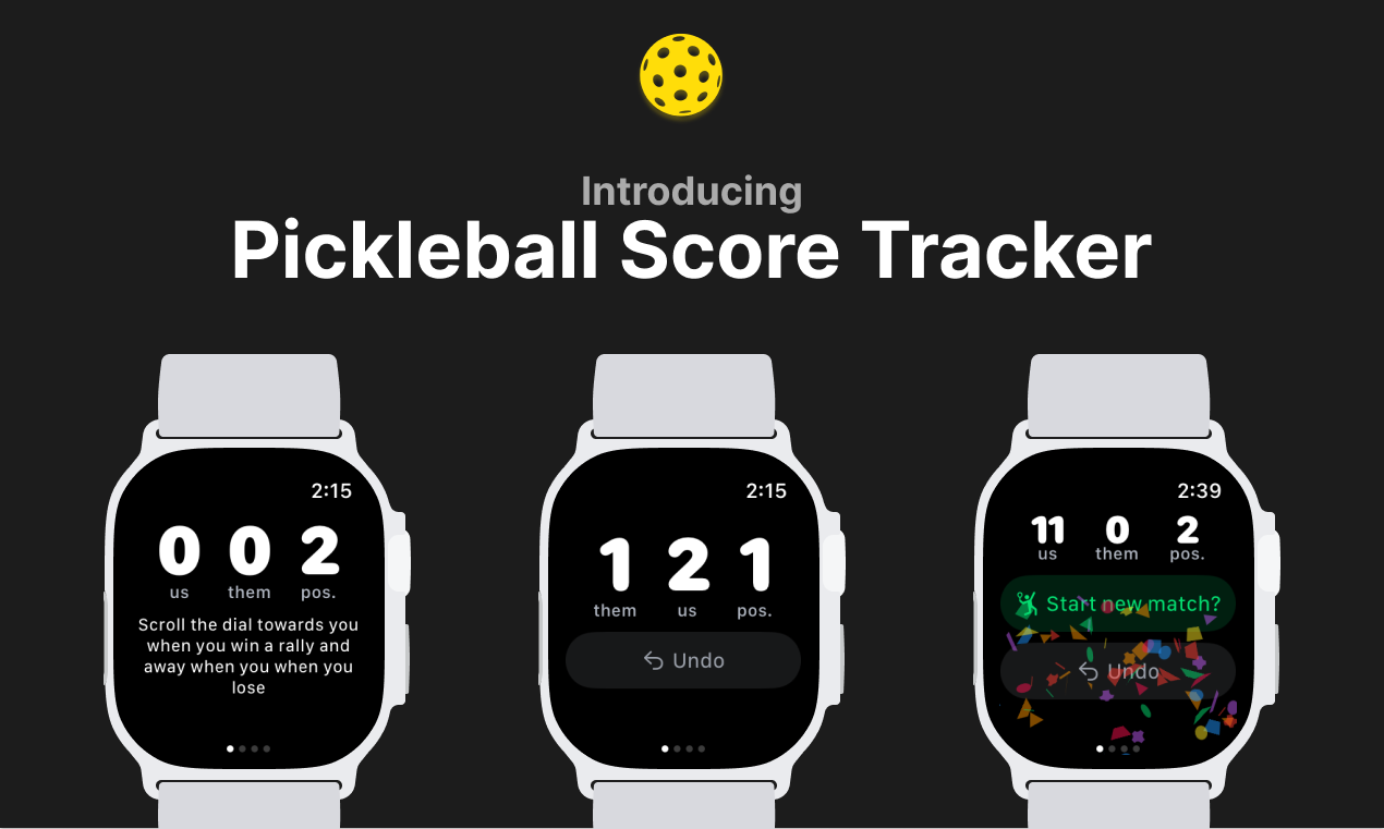 Introducing Pickleball Score Tracker